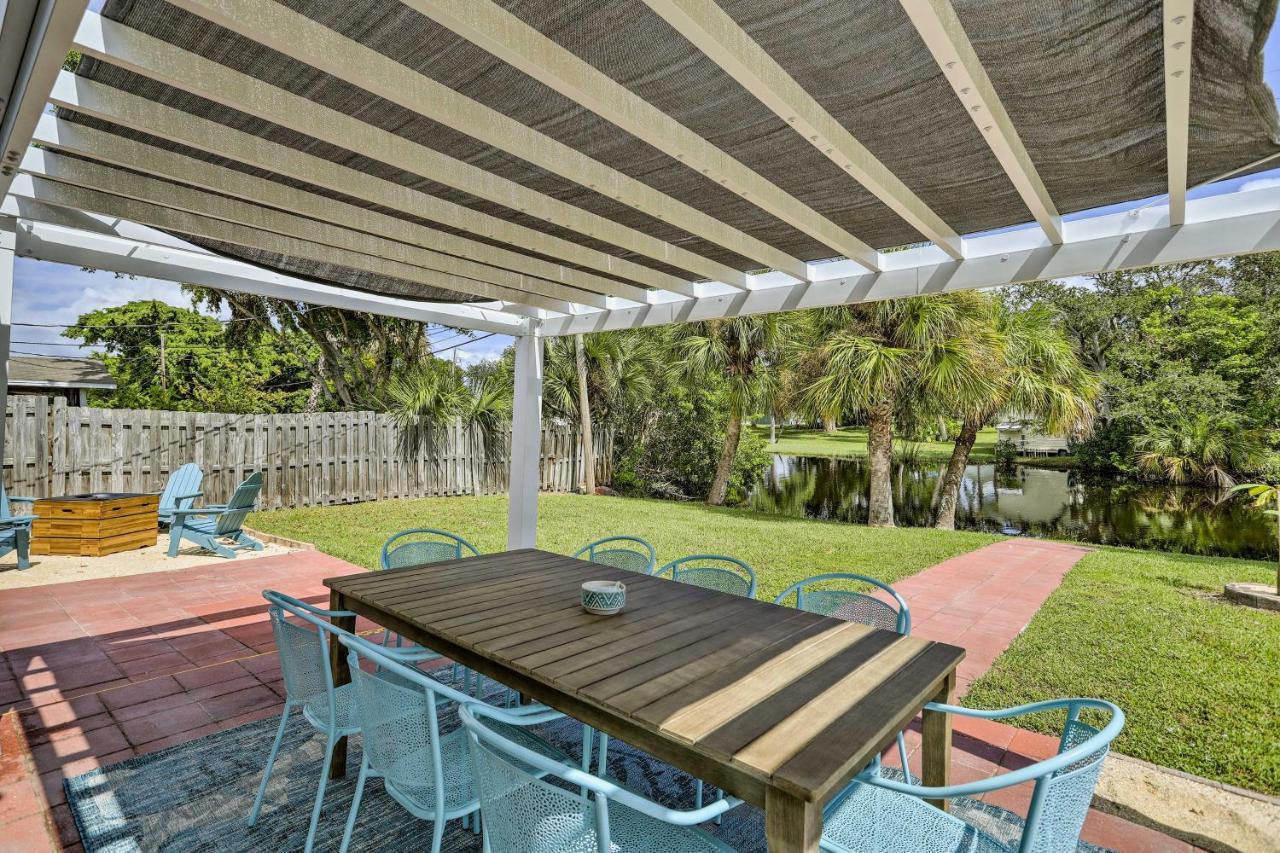 Merritt Island Home Fire Pit And Canal Access! Eksteriør bilde