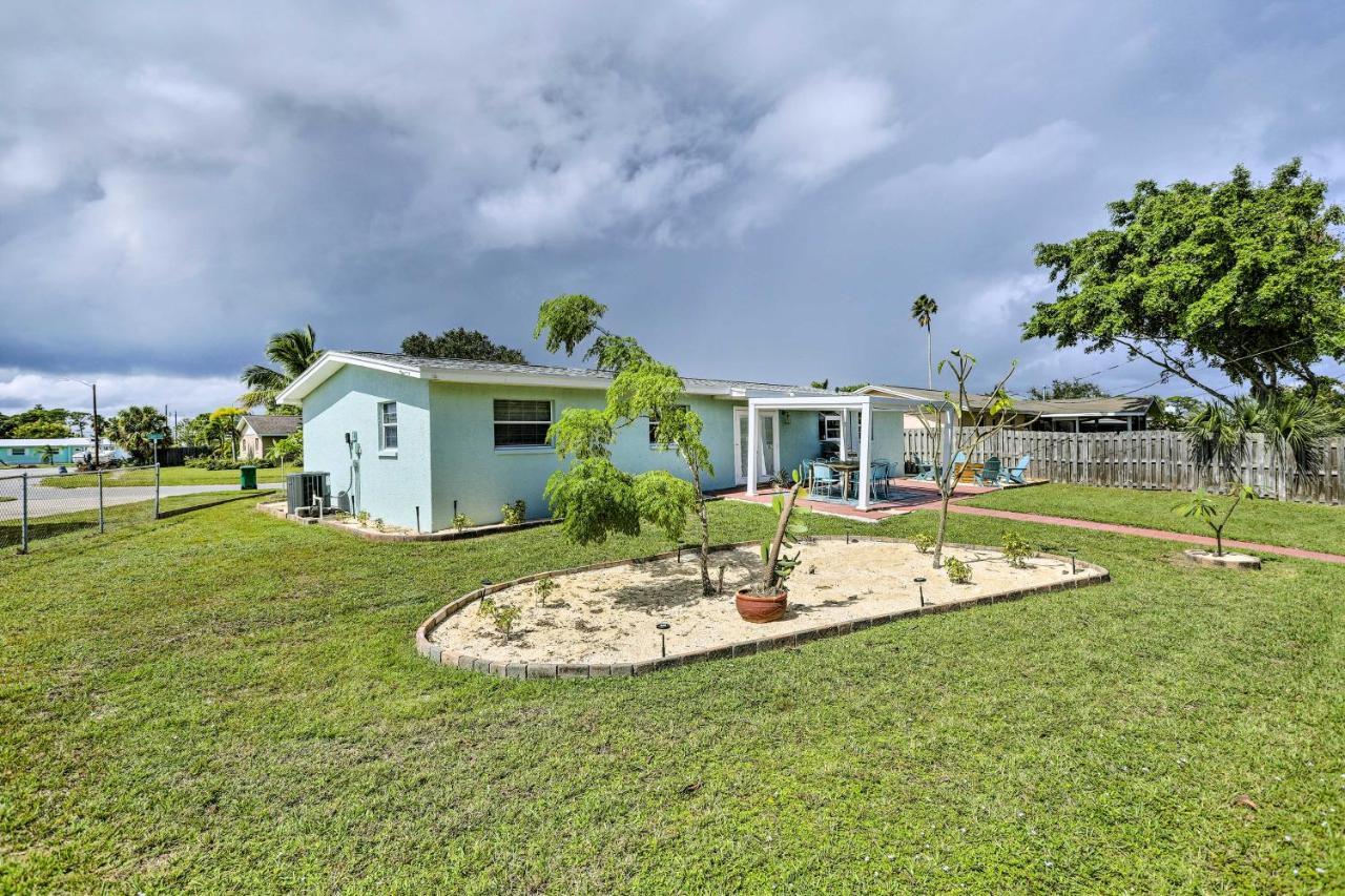 Merritt Island Home Fire Pit And Canal Access! Eksteriør bilde